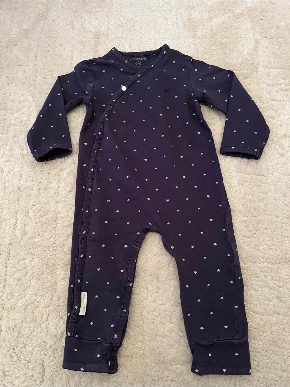 Noppies Navy One-Piece with Tiny White Stars